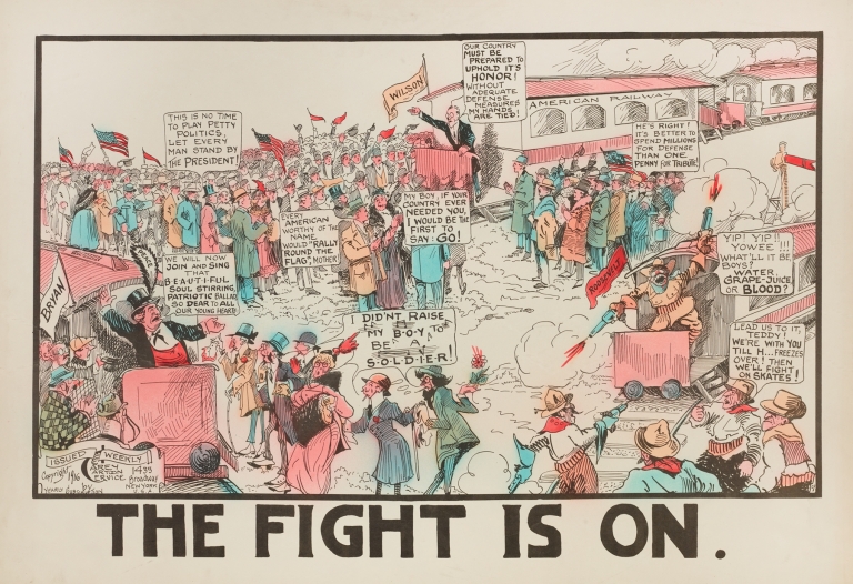 The Fight Is On by Carey Cartoon Service