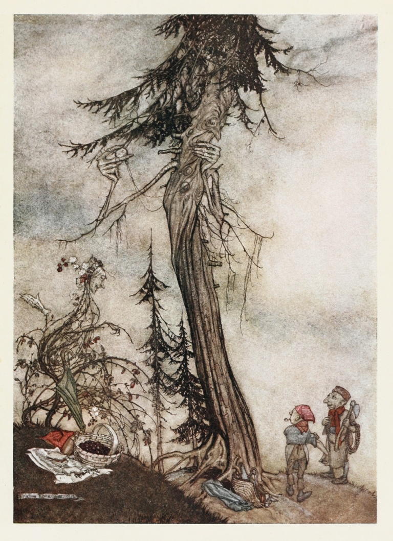 The Fir-tree and the Bramble by Arthur Rackham