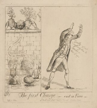 The first charge. Exit in fumo by James Sayers