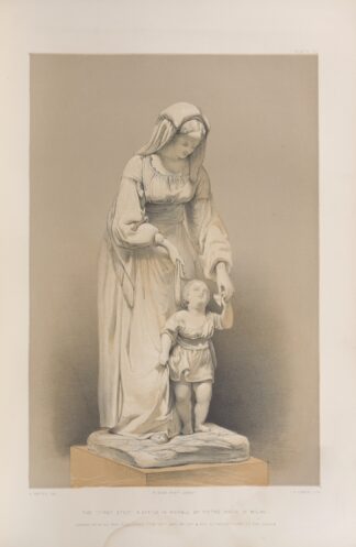 The ‘first step,’ a statue in marble by Pietro Magni of Milan by Matthew Digby Wyatt