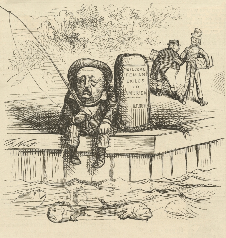 The fishery question by Thomas Nast