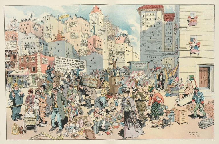 The flat boomers of Gotham by Albert Levering
