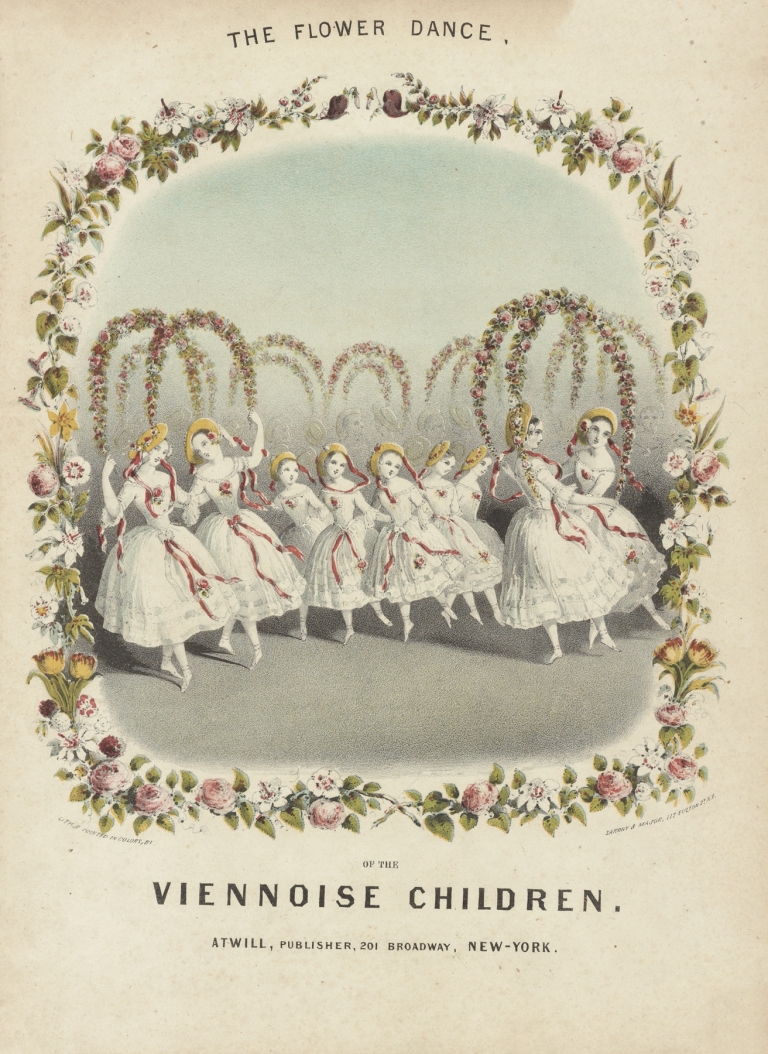The Flower dance of the Viennoise children by Sarony, Major & Knapp Lith.