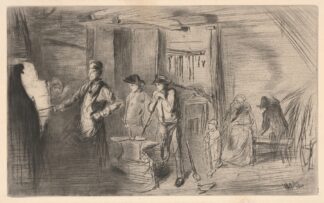 The forge by James Abbott McNeill Whistler