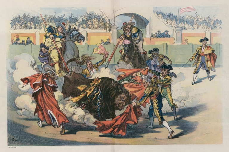 The great American bull-fight by Udo Keppler