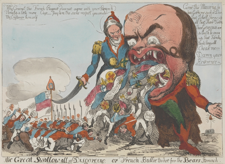 The Great Swallow All!!! Disgorging, or French Bullie too Hot for the Bears Stomach by John Cawse