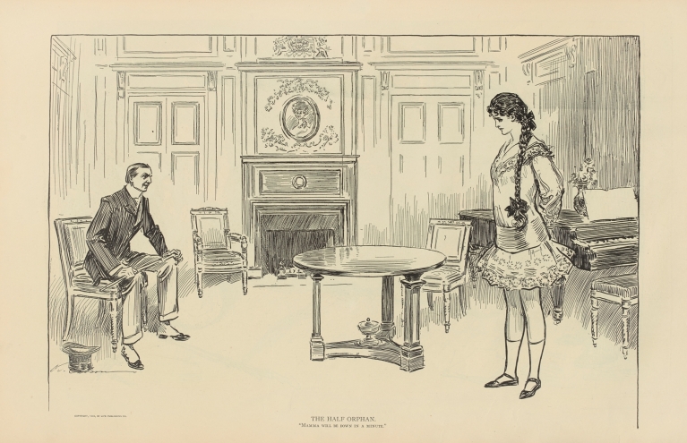 The half orphan by Charles Dana Gibson