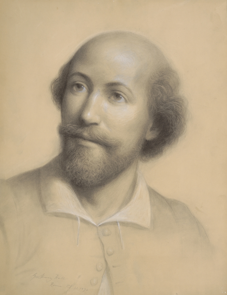 The head of Shakespeare by George Henry Hall