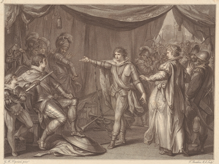 The Heroism of Prince Edward, Son of Henry VI by Giovanni Battista Cipriani