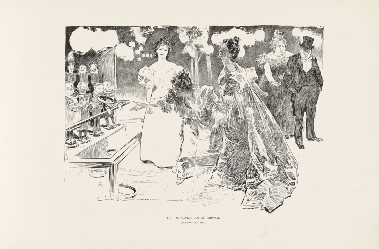 The Hopewell-Bonds Abroad by Charles Dana Gibson