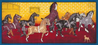 The horse fair by Geo Harris