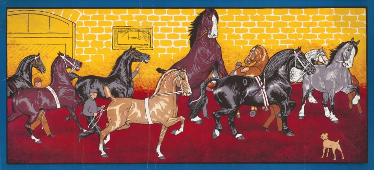 The horse fair by Geo Harris