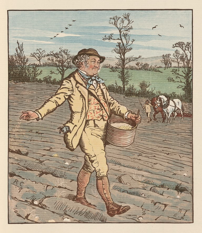 The House that Jack Built Pl.9 by Randolph Caldecott