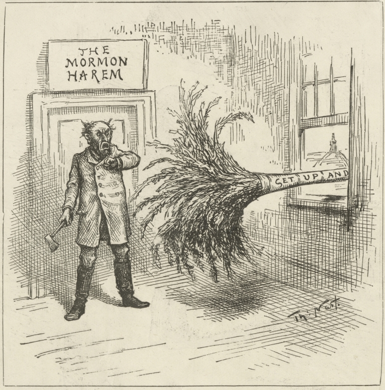 The house that needs dusting very much by Thomas Nast