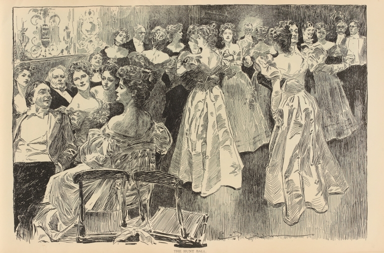 The hunt ball by Charles Dana Gibson