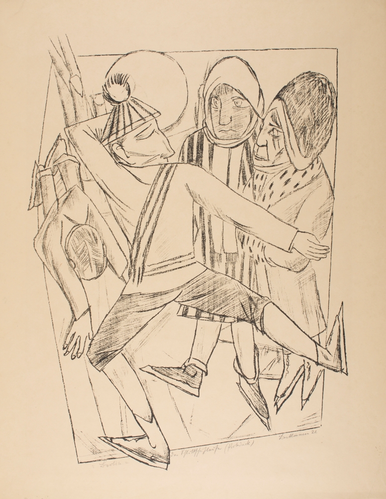 The Ice-Skater by Max Beckmann