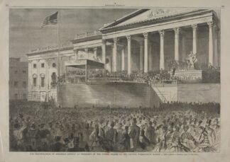 The Inauguration of Abraham Lincoln as President of the United States, at the Capitol, Washington, March 4, 1861 by Winslow Homer