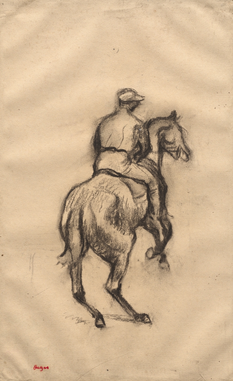 The Jockey by Edgar Degas