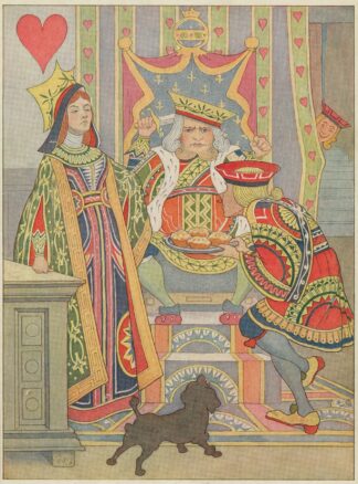 The knave of hearts, brought back the tarts, and vowed he’d steal no more. by Elmer Boyd Smith