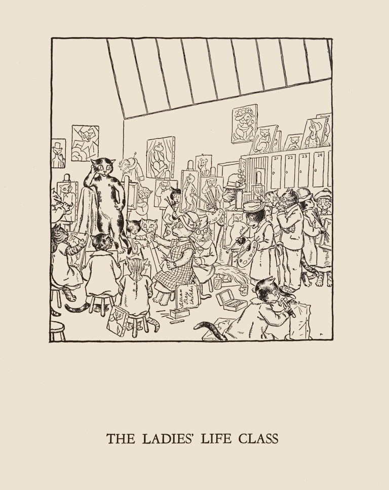 The ladies’ life class by William Ely Hill