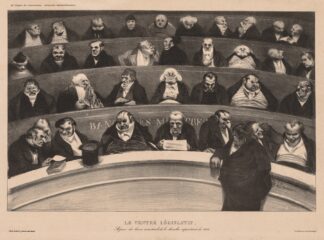 The Legislative Belly by Honoré Daumier