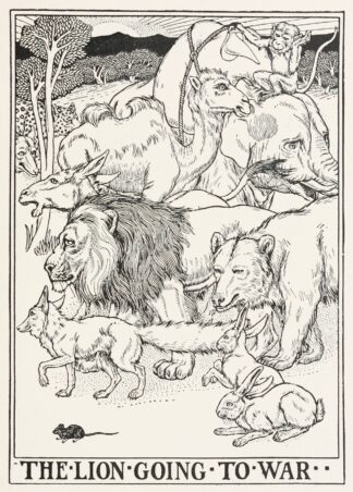 The Lion Going to War by Percy J. Billinghurst