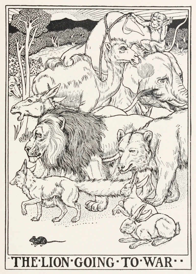 The Lion Going to War by Percy J. Billinghurst