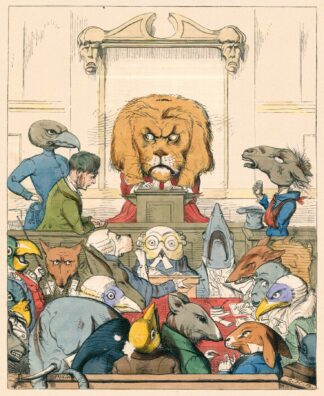 The Lion’s Court by Charles Henry Bennett