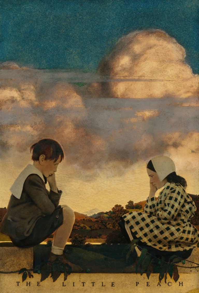 The Little Peach by Maxfield Parrish