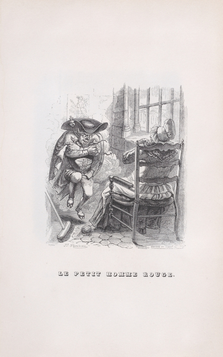 The Little Red Man by J. J. Grandville