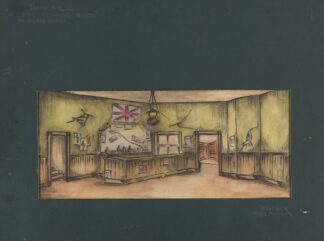 The Long Voyage Home: Preliminary Drawing of Setting by Perry Watkins