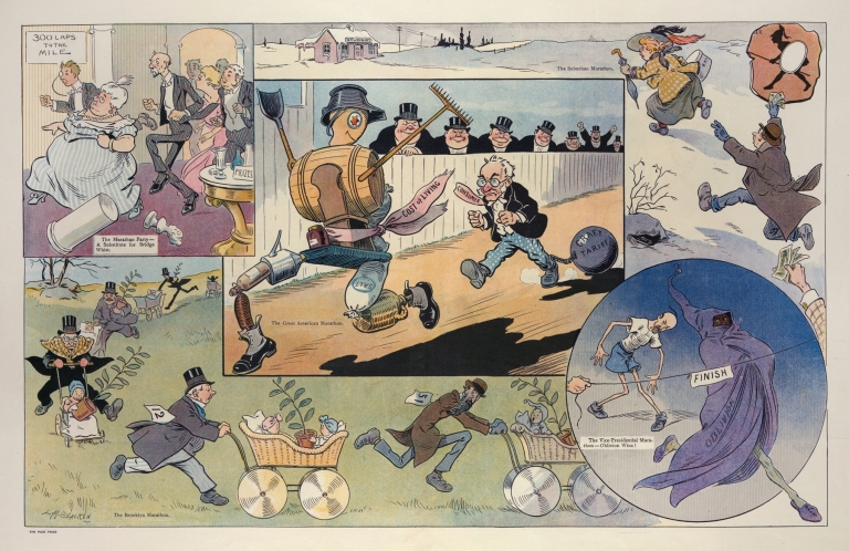 The marathon mania by Louis Glackens