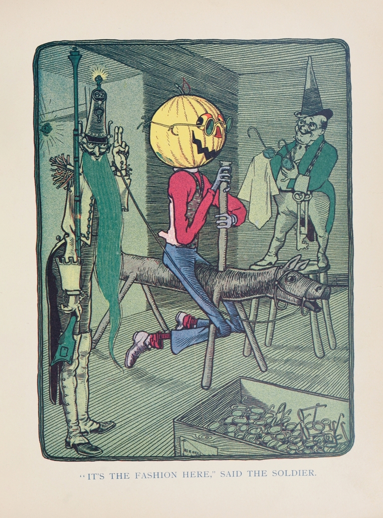 The Marvelous Land of Oz Pl.10 by John Rea Neill