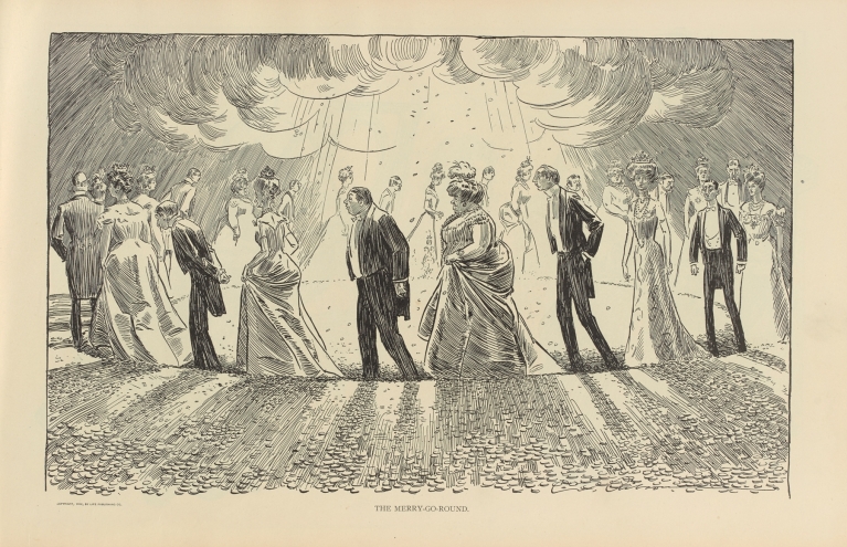 The merry-go-round by Charles Dana Gibson