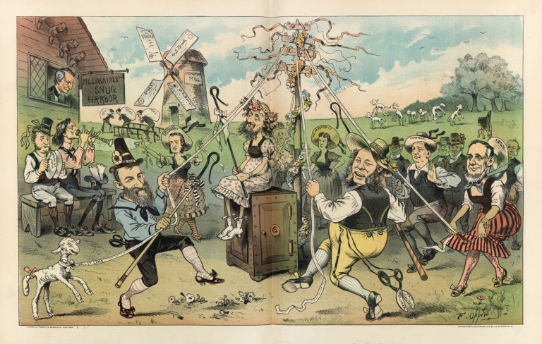 The monopolists’ may-pole by Frederick Burr Opper