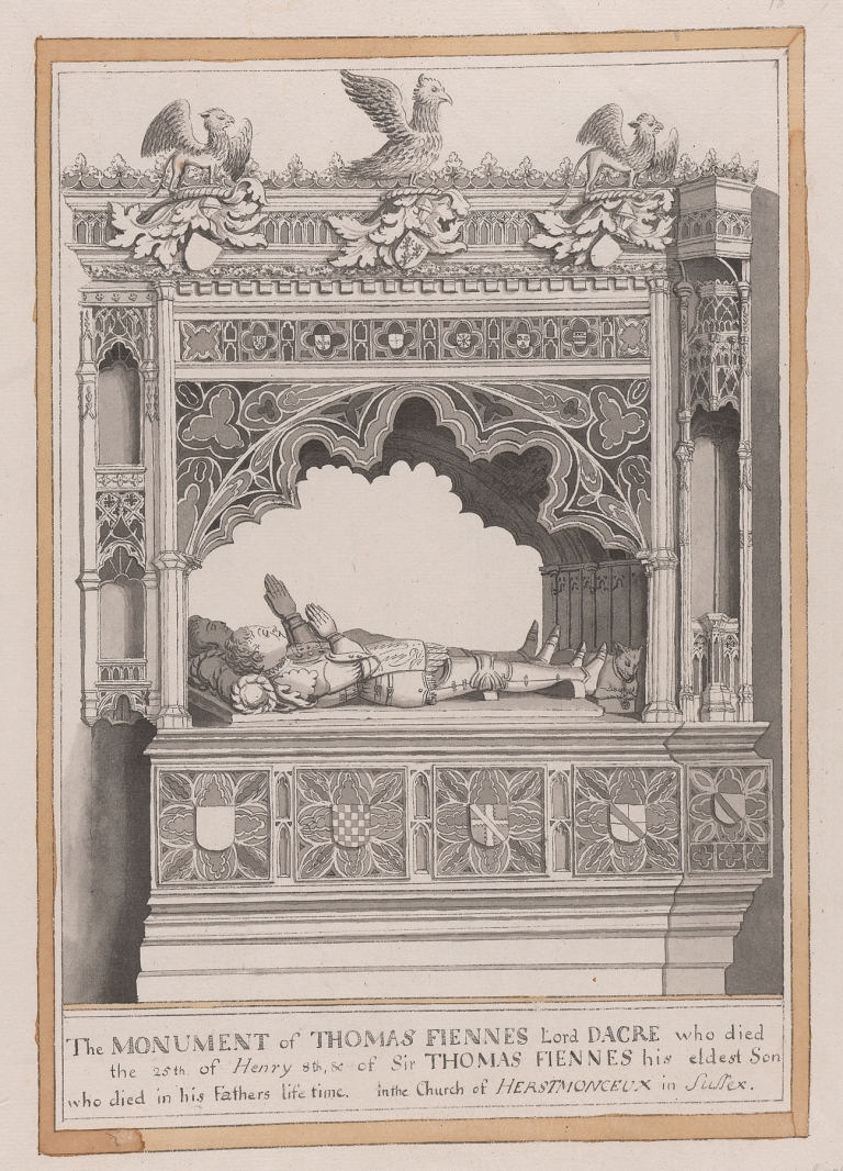 The Monument of Thomas Fiennes by James Lambert of Lewes
