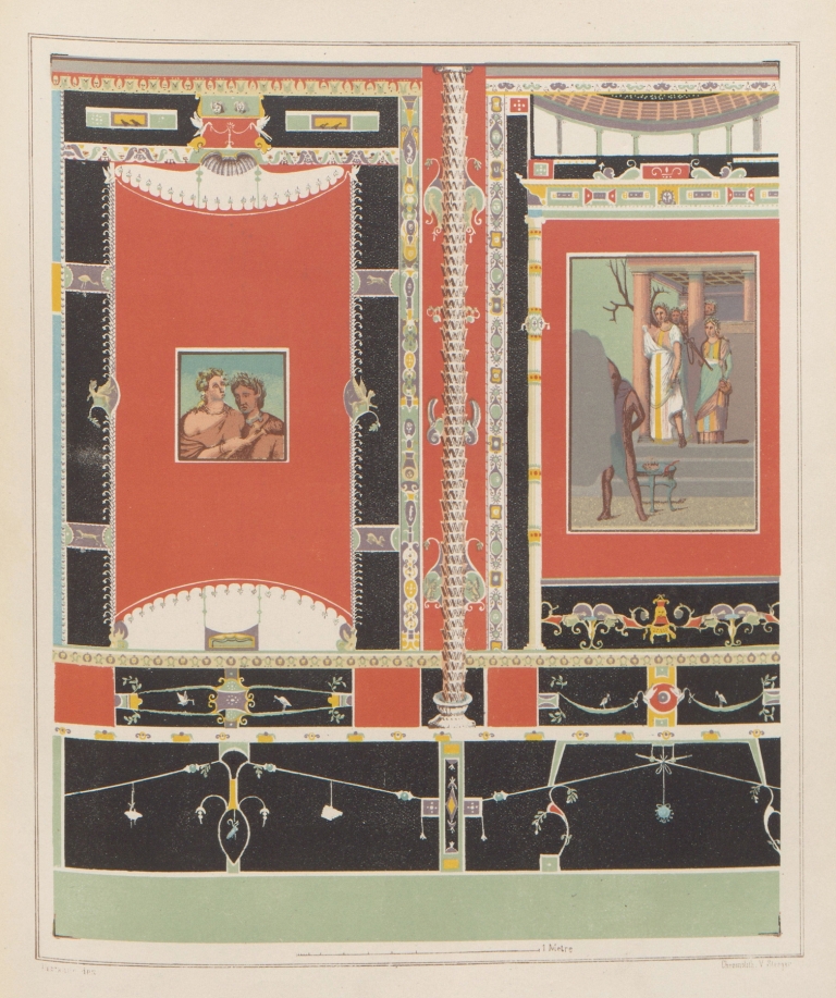 The most beautiful walls in Pompeii Pl.13 by Victor Steeger