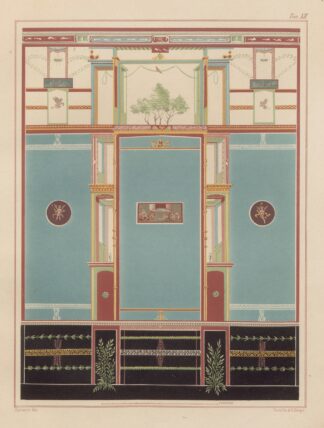 The most beautiful walls in Pompeii Pl.19 by Victor Steeger
