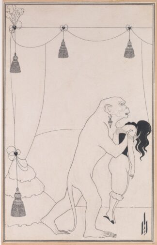 The Murders in the Rue Morgue, for Edgar Allan Poe’s ‘Tales of Mystery and the Imagination’ by Aubrey Vincent Beardsley