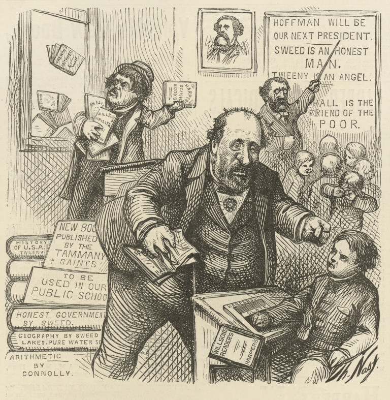 The new board of education by Thomas Nast