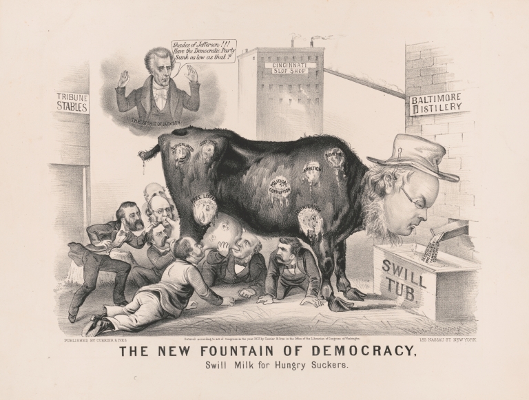 The new fountain of democracy; swill milk for hungry suckers by John Cameron