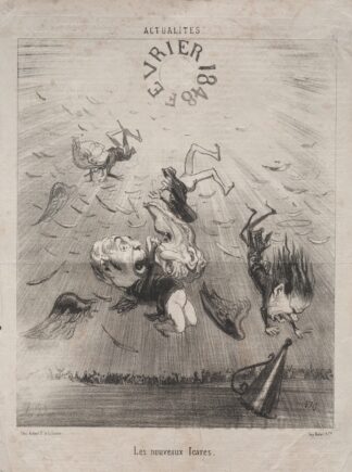 The new Icarus by Honoré Daumier