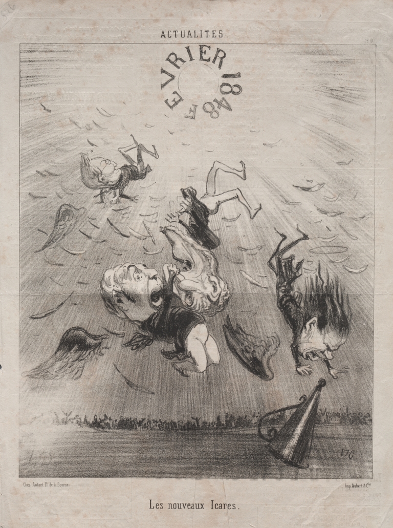 The new Icarus by Honoré Daumier