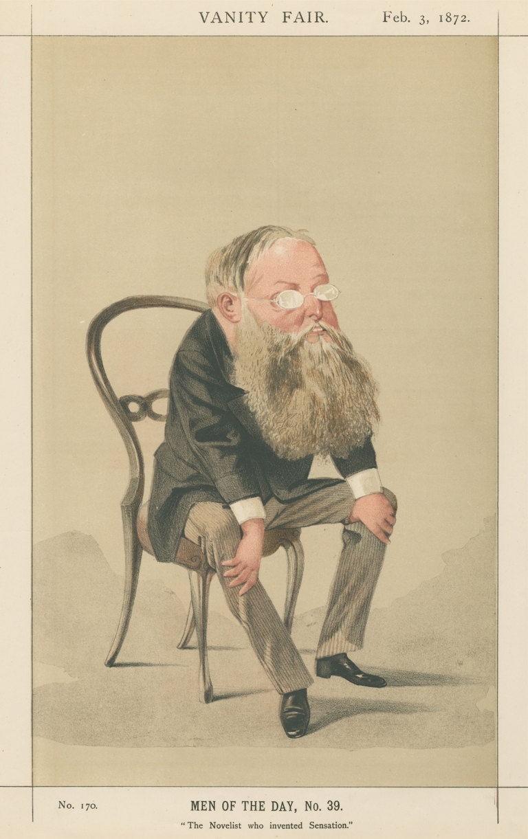 The Novelist who invented Sensation, Wilkie Collins by Adriano Cecioni