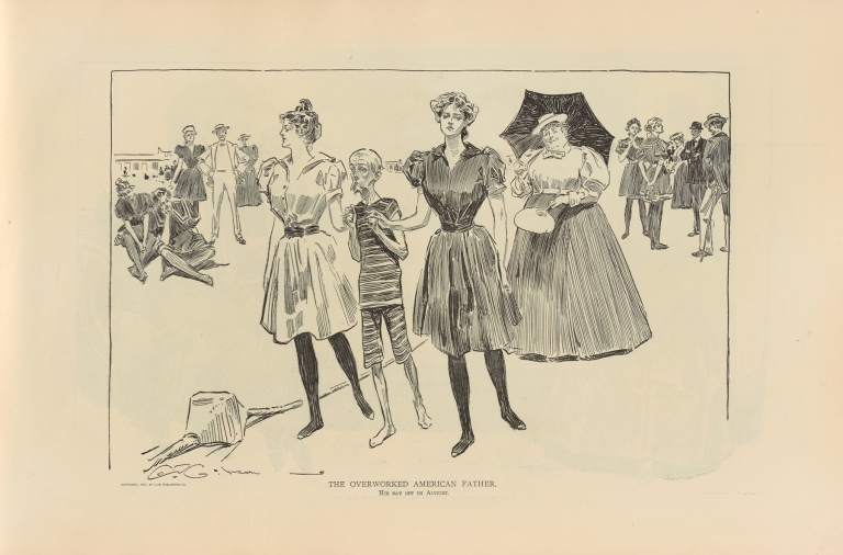 The overworked American father by Charles Dana Gibson