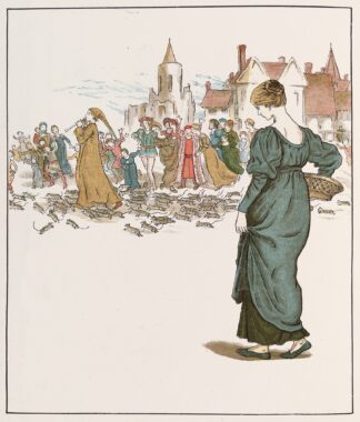 The Pied Piper of Hamelin Pl 15 by Kate Greenaway