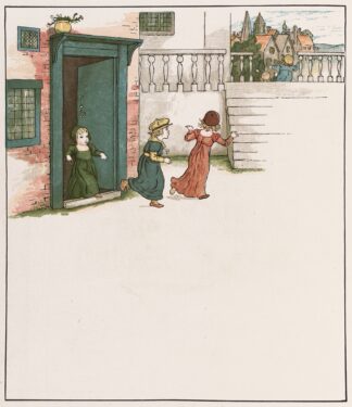The Pied Piper of Hamelin Pl 26 by Kate Greenaway