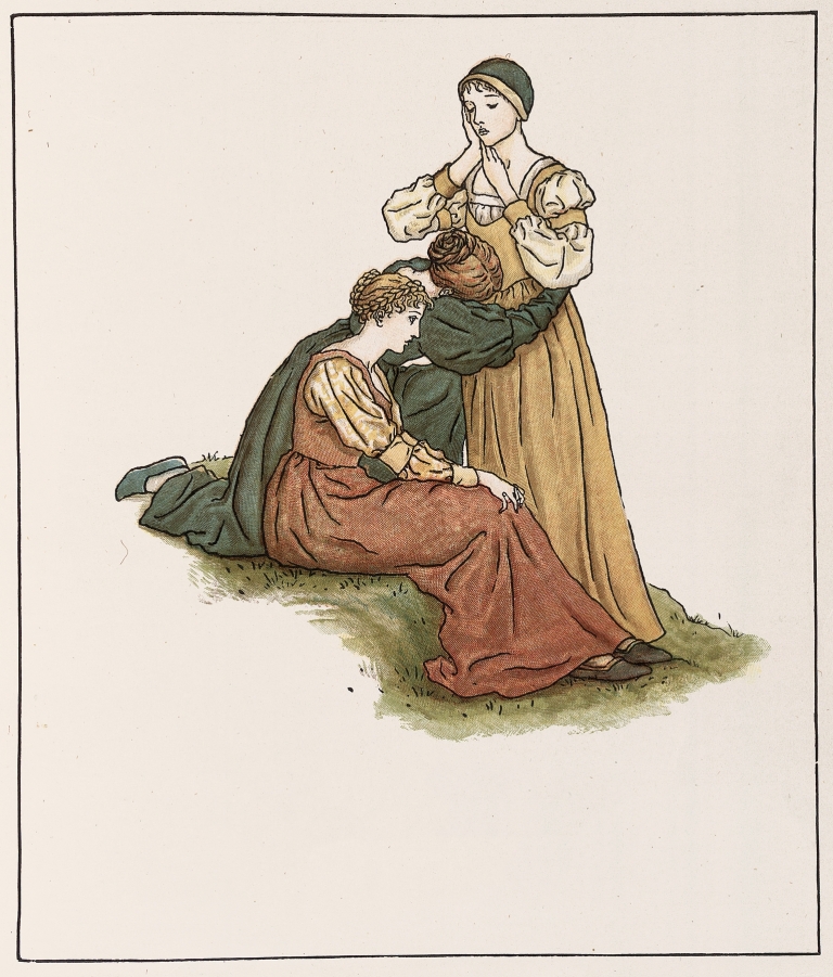 The Pied Piper of Hamelin Pl 38 by Kate Greenaway
