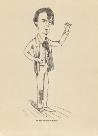 The poet addressed the audience by William Orpen