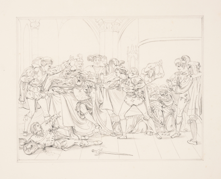 ‘The point envenomed too! — Then venom, to thy work,’ [Hamlet], act V, sc. II by William M. Anderson